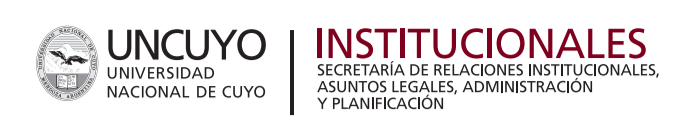 Logo of Secretaría de Relaciones Institucionales , Asuntos Legales, Administración y Planificación